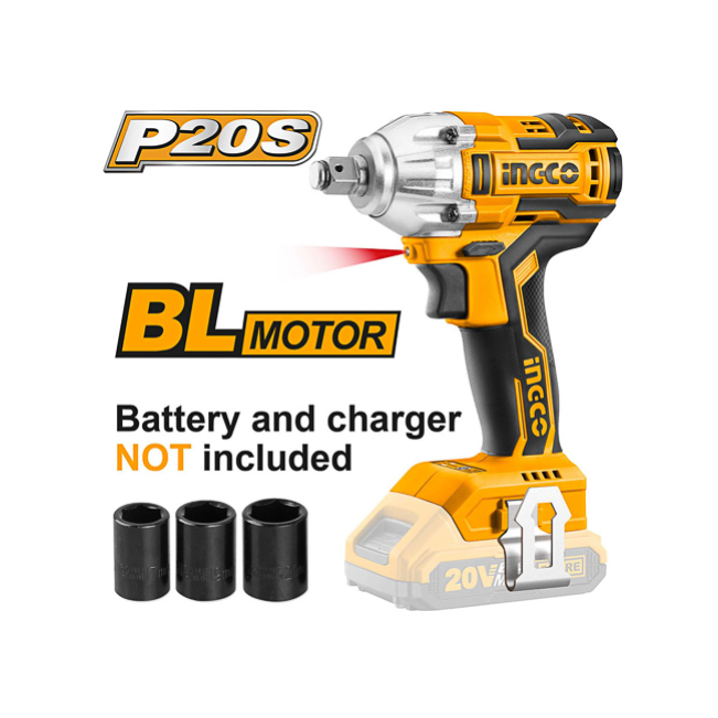 Impact Battery Wrench 20V Li-Ion CIWLI 20010 CIWLI 20010 Ingco